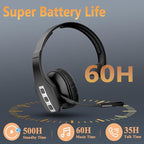 Conambo Trucker Bluetooth Headset (JBT600) with Tri-Mic Noise Cancelling, CVC 8.0, Mute Button, 60Hrs Battery Life – Wireless Headset for Truck Drivers, Cell Phones & Office Use