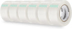 Amazon Basics Packing Tape for Moving boxes, Shipping Tape Refills, Clear, 1.88-Inch Wide x 109 Yards, 6-Pack, Total 654 Yards