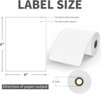 9527 Product Shipping Labels 4x6, 20 Rolls x 250 Labels, Direct Thermal, Compatible with Zebra, Eltron Printers