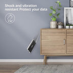 2TB Portable External SSD - Up to 540MB/s, USB 3.1 Type C Flash Drive External Solid State Drive, Portable SSD Type A to C Cable for PC/Laptop/Mac/Android/Linux