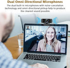 NexiGo N980P 1080P 60FPS Webcam with Microphone and Software Control, USB Computer Camera, Built-in Dual Noise Reduction Mics, 120° Wide-Angle for Zoom/Skype/FaceTime/Teams, PC Mac Laptop Desktop