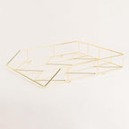 U Brands Desktop Letter Tray, Wire Metal, Gold