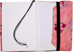 BLBMH Flower Book Covers for Paperbacks Handmade Bookcover Fit for 5.5x8.5 inch Adjustable Fabric Softcover Protector for Women Book Lovers Gifts - XC Pink 8.5in