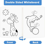 Dry Erase Lapboards, HERKKA 25 Pack Double Sided Small Dry Erase Whiteboards 9 x 12.5 Inch with 25 Erasers, Small Dry Erase Boards for Classroom Teacher Supplies, Personal White Boards for Students