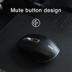 TMICE TKM01A Wireless Bluetooth Mouse Shots Controller Dual Mode (Bluetooth 5.0/ Wireless 2.4GHz) TikTok Controller and Mouse for iPhone, iPad, iOS, Android, Windows Black