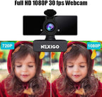 NexiGo N660 1080P Business Webcam, Dual Microphone & Privacy Cover, USB FHD Web Computer Camera, Plug and Play, for Zoom/Skype/Teams/Webex, Laptop MAC PC Desktop