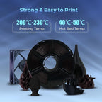 FLASHFORGE Carbon Fiber PLA Filament 1.75mm, Carbon Fiber Reinforced PLA 3D Printer Filament, 1KG Spool Dimensional Accuracy +/- 0.02mm, High Strength & High Abrasion-Resistance (PLA-CF Marsala)