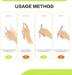 White Chalk Markers For Chalkboard, Liquid Chalk Markers Erasable 5 Variety Pack - 1mm Ultra Fine Tip, 3mm Fine Tip, 6mm Medium, 10mm Bold, 15mm Jumbo For Blackboard, Car Window, Signs, Glass, Bistro