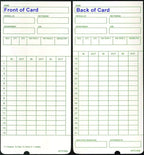 300 Time Cards for uPunch HN3000 AutoAlign Time Clock (uPTC1000-1 fits HN1000, HN1500, HN3000, HN3500, HN3540, UB1000) Non-Calculating Compatible
