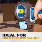 WOD CST20WBA Tan Packing Tape - 2" in. x 60 Yards Per Roll (6 Rolls) - Strong Heavy-Duty Industrial Shipping Box Packaging Tape for Moving, Office, & Storage