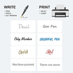 Methdic Shipping Labels 2"×4" 300 Labels Sticker Paper for Laser/Ink Jet Printer Mailing Labels 8.5"*11" White 10 per Sheet