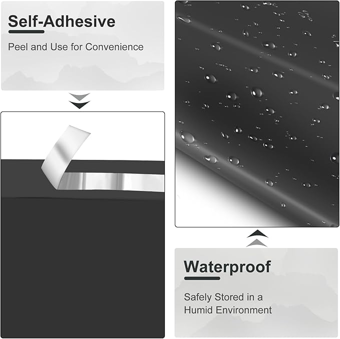 120-Piece Black Poly Mailers - 6x9 Inch Shipping Envelopes with Self-Adhesive Seal, Waterproof, and Tear-Proof Postal Bags