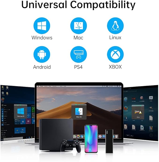 Netac 250GB Portable SSD USB 3.2 Gen 2 (10 Gbps, Type-C) External Solid State Drive Backup Slim Portable Drive for File Storage/Business Travel Essential, Rapid Read & Write Low Noise, Zslim