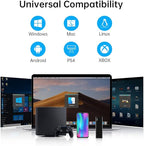 Netac 500GB Portable SSD USB 3.2 Gen 2 (10 Gbps, Type-C) External Solid State Drive Backup Slim Portable Drive for File Storage/Business Travel Essential, Rapid Read & Write Low Noise, Zslim