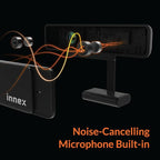Innex C220 HD 1080p Webcam with Microphone, 71°FOV, Noise Canceling, Low Light Correction, Privacy Shutter - Plug & Play USB Webcam for PC, Windows, Mac - Ideal for Work from Home, Remote Learning