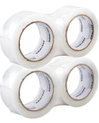 Packing Tape Refills, Clear Packaging Tape Heavy Duty Designed for Moving, Shipping and Packing, Mailing,1.88" x 60 yds, 4 Rolls