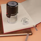 Custom Self-Inking Stamps | Personalized Book Stamp Gift for Book Lovers | 5 Ink Colors (Style11)