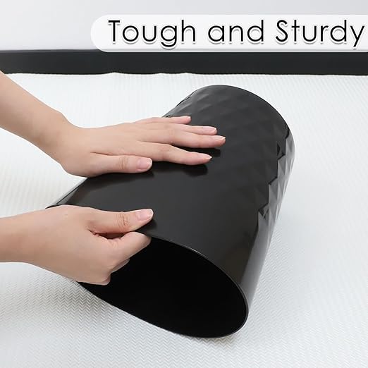 YGJT Small Trash Can, 3 Pack 1.8 Gallons Bathroom Trash Can, Slim Waste Basket, Round Garbage Can, Plastic Trash Bin for Kitchen, Dorm, Bedroom, Office, Living Room, Study, Compact Spaces