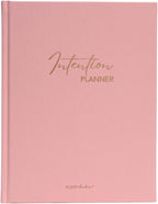 Pland Studio 90-Day Planner – Undated Daily Goal Journal for Women | Blush Rose Hardcover with Habit Tracker, Vision Board, Gratitude & Meal Planner | Self-Care & Productivity Journal Notebook