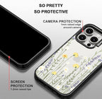 MOSNOVO Case for iPhone 15 Pro, [10ft 4X Military-Grade Drop Protection] Durable & Shockproof Phone Case Cover Design for iPhone 15 Pro - Wild Meadow - Clear Black