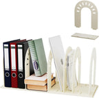 Desk Organizer,Magazine Holder,Desktop File Organizer,Magazine File Holder,Adjustable Vertical File Sorter for Office School and Classroom (white)