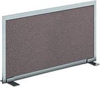OBEX Acoustical Free Standing Privacy Screen, Cubicle Accessories Desk Privacy Panel, Desk Dividers for Office, Office Furniture Partitions Portable Sound Proof Dividers, 24" x 48", Slate