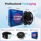 FLASHFORGE Rapid PLA Filament 1.75mm, High Flow Speedy 3D Printer Filament, Experience Exceptional Performance with 500mm/s High-Speed Printing, Neatly Wound & Top-Notch Filament (Black)