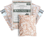 Poly Mailers 10x13 Inch 100 Pack Medium Shipping Bags Strong Thick Mailing Envelopes | Self Sealing Adhesive | Waterproof & Tear Proof | Small Business Packaging for Clothing - Floral Dusty Pink