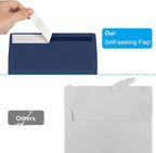 50 Pack 5x7 Envelopes - Self Seal for Invitations, Weddings, Photos & Greeting Cards (Navy Blue)