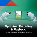 Toshiba S300 PRO 4TB Surveillance 3.5” Internal Hard Drive – CMR SATA 6 Gb/s 7200 RPM 512MB Cache - HDWTA40UZSVAR