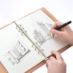 (5-Pack) A5 Blank Paper, Refills for Filofax Planner, Organizer, Binders, 6 Hole Punched, Total 500 Sheets/1000 Pages, 100gsm, White, 5.8 x 8.2 Inch, 6 Hole Filler Paper