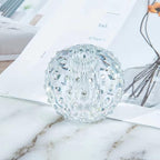 Crystal Glass Pen Holder Honeycomb Desk Accessory Fountain Pen Office Supplies Party & Gift Idea Home Decor (HONEYCOMB)