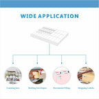 Address Labels, JIQEZNL Premium 1" x 2-5/8" Mailing Labels for Envelopes, 3000 Address Label Sticker Paper for Laser/Ink Jet Printer, White Blank Printable Sticker Labels 30 Per Sheet 8.5"×11"