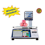 VisionTechShop DLP-300 Label Printing Scale Pole Display, 30/60lbs Capacity, 0.01/0.02lbs, NTEP Legal for Trade