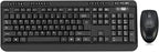 Adesso WKB-1320CB EasyTouch - Wireless Desktop Keyboard and Mouse Combo, Black