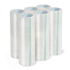 36 Rolls Clear Packing Tape,Packaging Tape for Moving Boxes, Shipping, Office and Storage, Commercial Grade Carton Sealing Adhesive Industrial Tape, 1.88" x 65 Yards, 3 inch Core