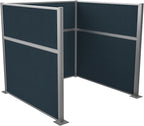 Versare Hush Panel Cubicle Kit | Workstation Partition Walls | Sound Dampening Cubicle Walls | Partitions for Desks