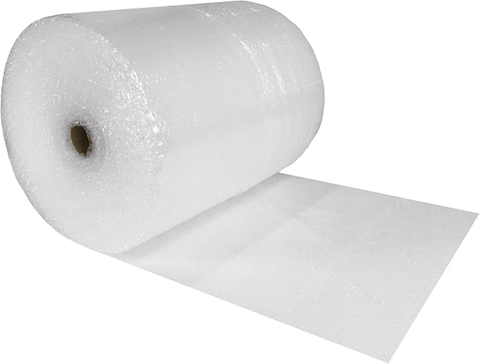 Uboxes Bubble Roll 24 Wide x 175 ft Small Bubbles 3/16 Perforated Every 12, Clear, BUBBSMA24175