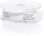 White Personalized Return Address Labels with Elegant Dispenser - Roll of 250 Custom Stickers