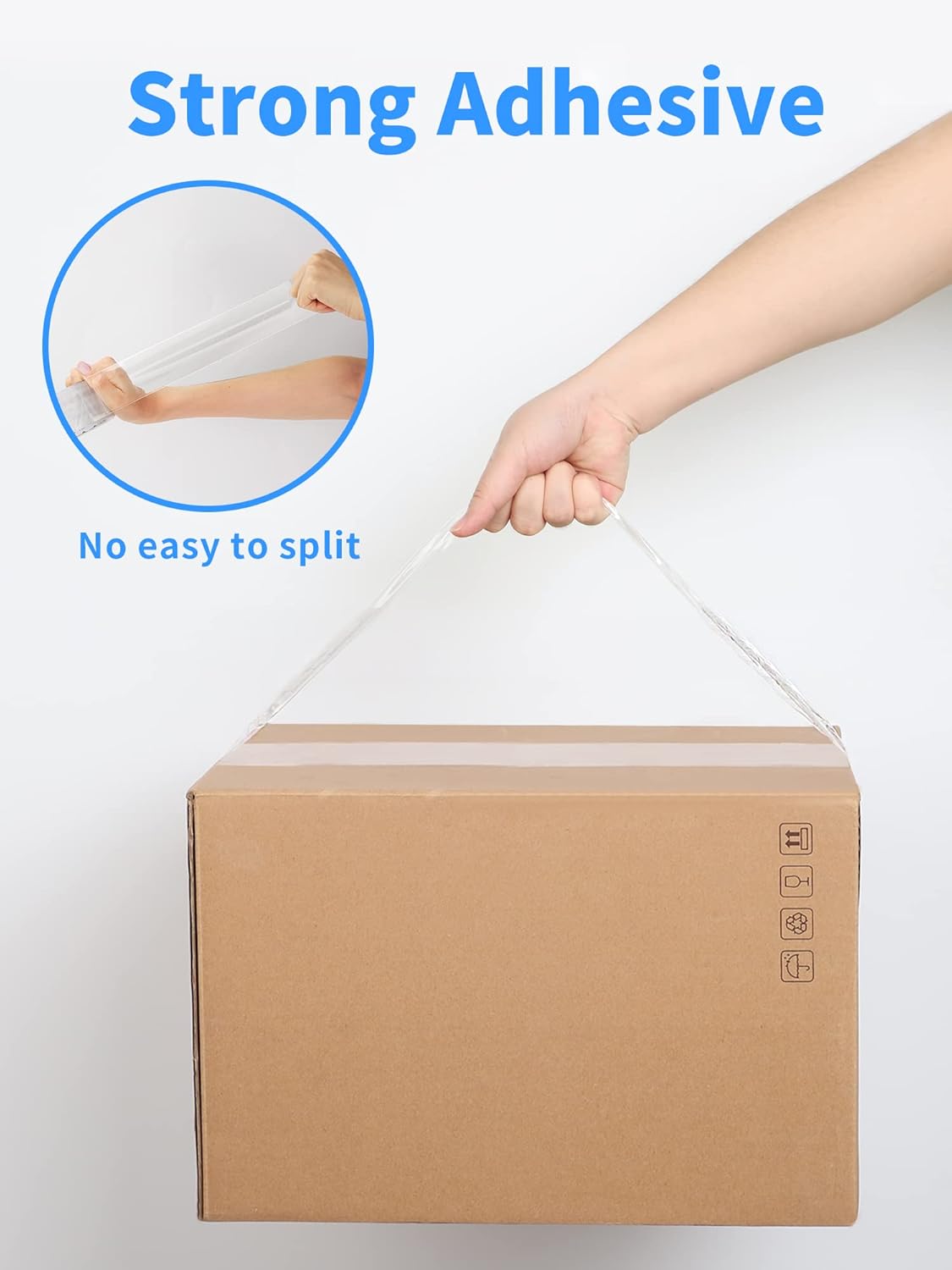 JARLINK Clear Packing Tape (12 Rolls), Heavy Duty Packaging Tape for Shipping Packaging Moving Sealing, 1.88 inches Wide, 55 Yards Per Roll, 660 Total Yards