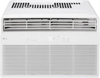 LG LW1025R 10,000 Air Conditioner with Dehumidifier, 115V, Medium Rooms up to 450 Sq. Ft, Window Unit AC with Remote Control, 3 Speeds, Auto-Restart, 24-Hour Timer, 10000 BTU, Bright White