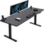 VIVO Large Electric 83 x 30 in Standing Desk, Memory Height Adjustment, 1B Series, Black Top Black Frame, DESK-KIT-1B8B