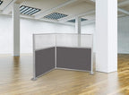 Versare Hush Panel Cubicle Kit | Workstation Partition Walls | Sound Dampening Cubicle Walls | Partitions for Desks