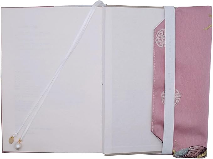 BLBMH 5.5x8.5 inch Book Covers for Paperbacks Adjustable Paperbacks Book Cover Soft Cloth Protector for Journal Bible- Embroidered Butterflies