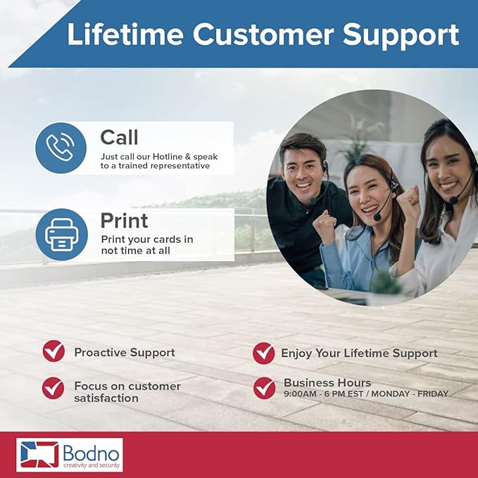 400 Pack - Bodno Premium CR80 30 Mil Graphic Quality PVC Cards