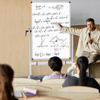 XBoard Whiteboard Mobile, 44x30inch Double Sided Magnetic Dry Erase Board on Wheels, Magnetic Portable Easel with Stand