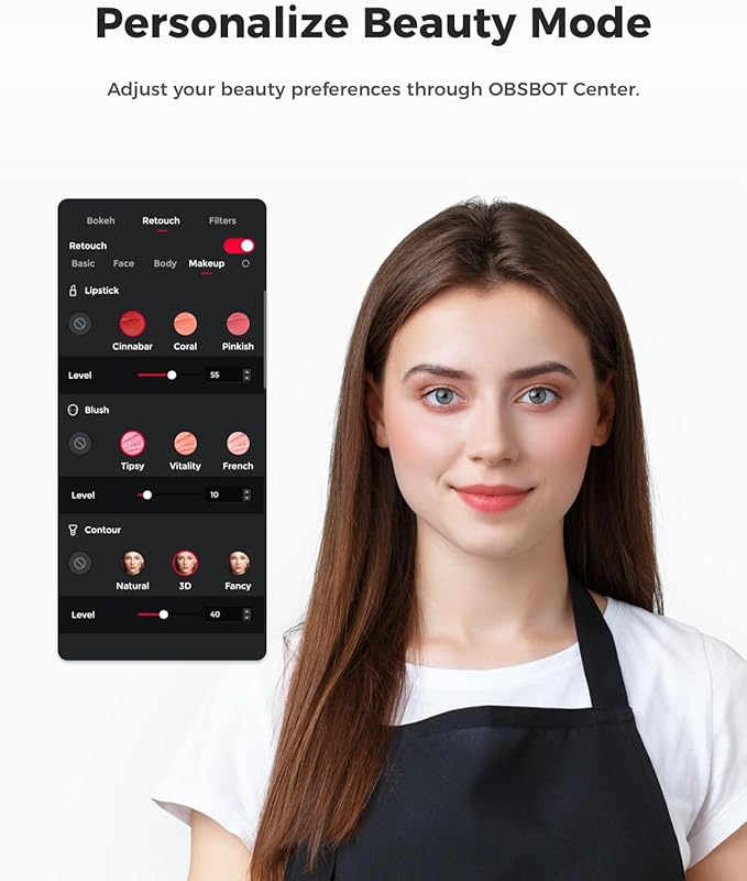 OBSBOT Meet SE 1080P 100FPS Webcam for PC, AI Framing Streaming Camera with 1/2.8" Sensor, Beauty Mode, Gesture Control, Staggered HDR, Web Camera for Desktop Computer, Laptop, Meeting.(Space Grey)