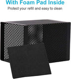 Comix Mesh Pen Holder Desk, Wire Pencil Holder with Foam Pad and Non-Slip Bottom Office Supplies Desk Organizer for Home Office School, 1 Pack