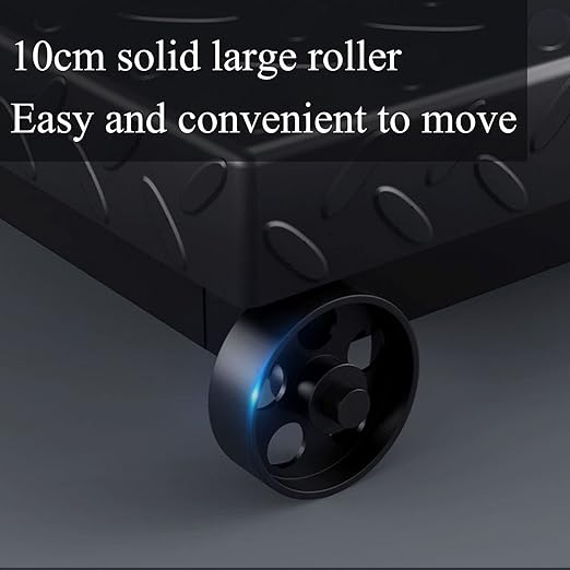 660lb Industrial Platform Scale with Wheels Computing Floor Digital Scale with Accurate LB/KG Price Calculator High Definition Displa Foldable for Weighing Luggage Package Shipping Mailing