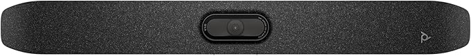 Poly Studio V12 – USB Video Bar for Small Rooms - 4K 20MP Camera, AI-Enhanced Audio, Noise Cancellation, Poly Lens Management - Microsoft Teams, Zoom & Google Meet Compatible - Thoughtfully Made